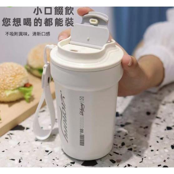 保溫杯INS隨行杯 不鏽鋼保溫杯 316內膽 咖啡杯  雙層真空保溫瓶 環保杯 辦公室飲料杯 交換禮物-細節圖6