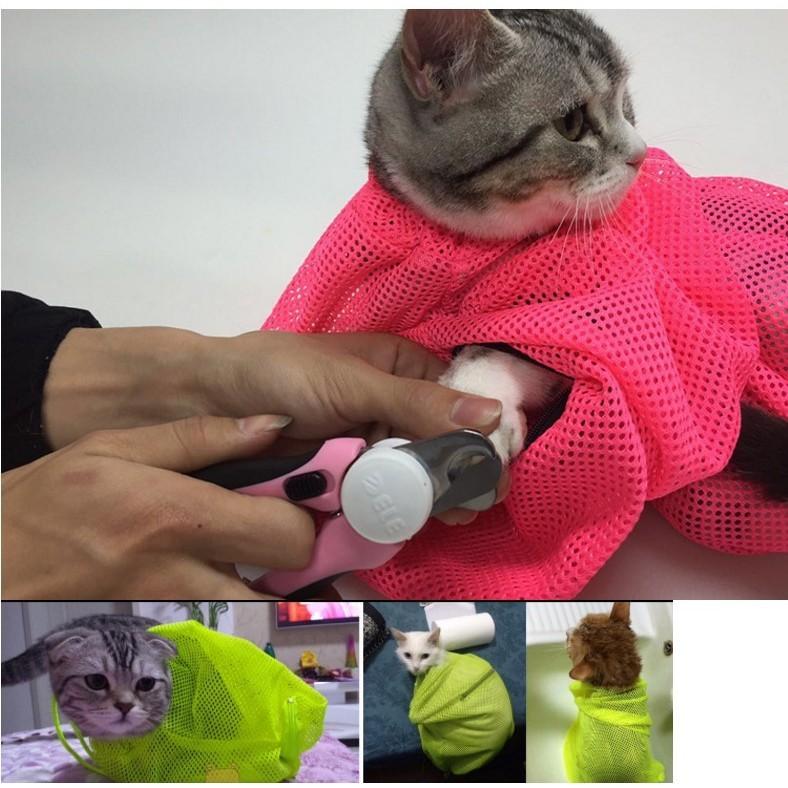 升級款洗貓袋 多功能貓咪固定袋 貓咪洗澡專用洗澡神器貓咪用品洗澡袋固定防抓咬 剪指甲  貓洗澡 防貓抓-細節圖3