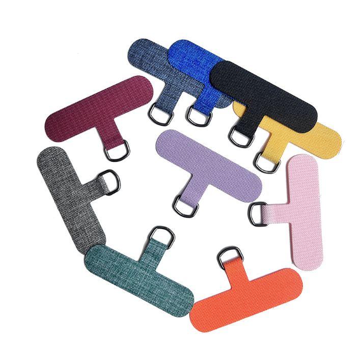 手機掛繩夾片墊片D扣款（掛脖安全防丟神器）手機殼掛繩斜挎掛脖墊片吊飾貼夾片可拆卸防丟卡片扣-細節圖2