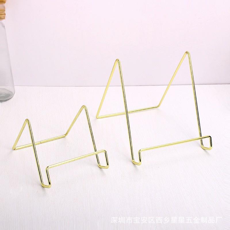 鐵藝手機平板架 金屬書架 直播 桌面支架 懶人 手機pad平板通用 金屬支架 直播手機支架-細節圖2