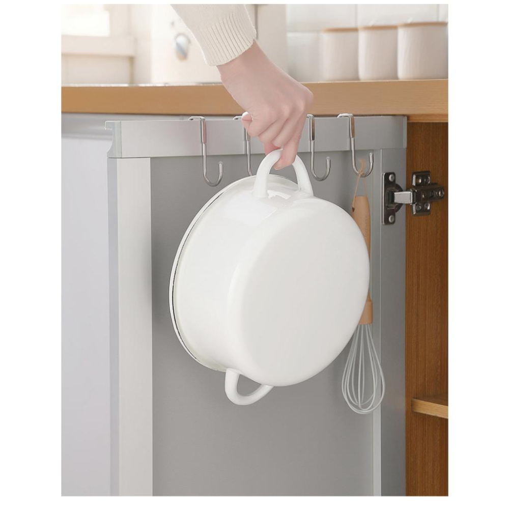 雙勾免打孔s形勾 不銹鋼S型掛鉤 免打孔304不銹鋼雙s鉤 多用雙頭掛鉤 雙s鉤廚房浴室櫥櫃門背式門後掛鉤-細節圖8