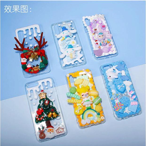 奶油膠 美容膠50ml diy材料(隨機附贈花嘴乙個)美勞創作diy咕盤卡膠小配件手工 自製髮夾 文具盒 筆筒鏡子-細節圖5