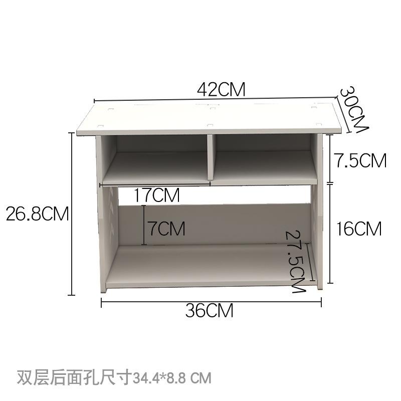 💕雙層印表機收納架💕打印機架子 桌面收納架置物架 印表機支托架 辦公文件 櫃子書架 實木架子 事務機架 印表機架-細節圖7