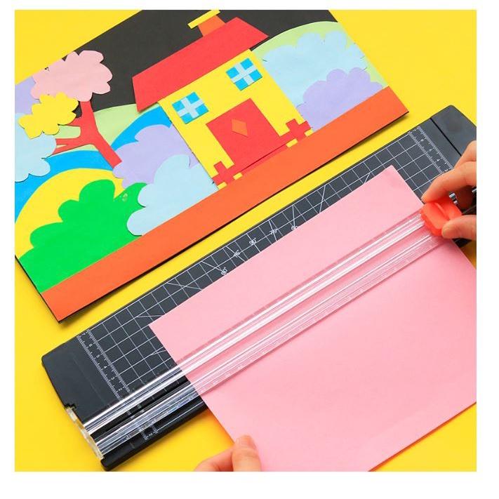 A4雙向切紙刀 切割神器 A4切紙機 雙向小型裁紙刀 切紙機 手動裁紙紙張切割器 裁紙機 相片切割刀 辦公室切紙神器-細節圖6