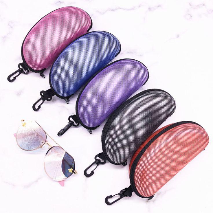 可掛彩色抗壓眼鏡盒 加大防壓拉鍊眼鏡盒 防摔眼鏡盒 眼鏡拉鍊盒 耐壓抗壓眼鏡盒 太陽眼鏡盒 眼鏡收納盒-細節圖2