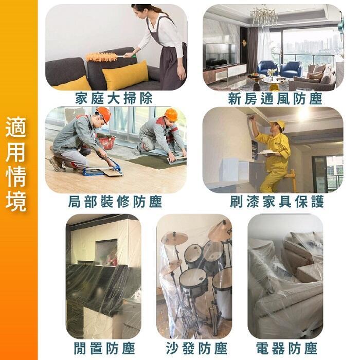 超大號 防塵保護膜家具防塵罩防塵膜 家用防塵膜 沙發蓋布 防塵蓋布 油漆粉刷 裝修裝潢 防水布 防塵布 防塵罩隔離-細節圖6