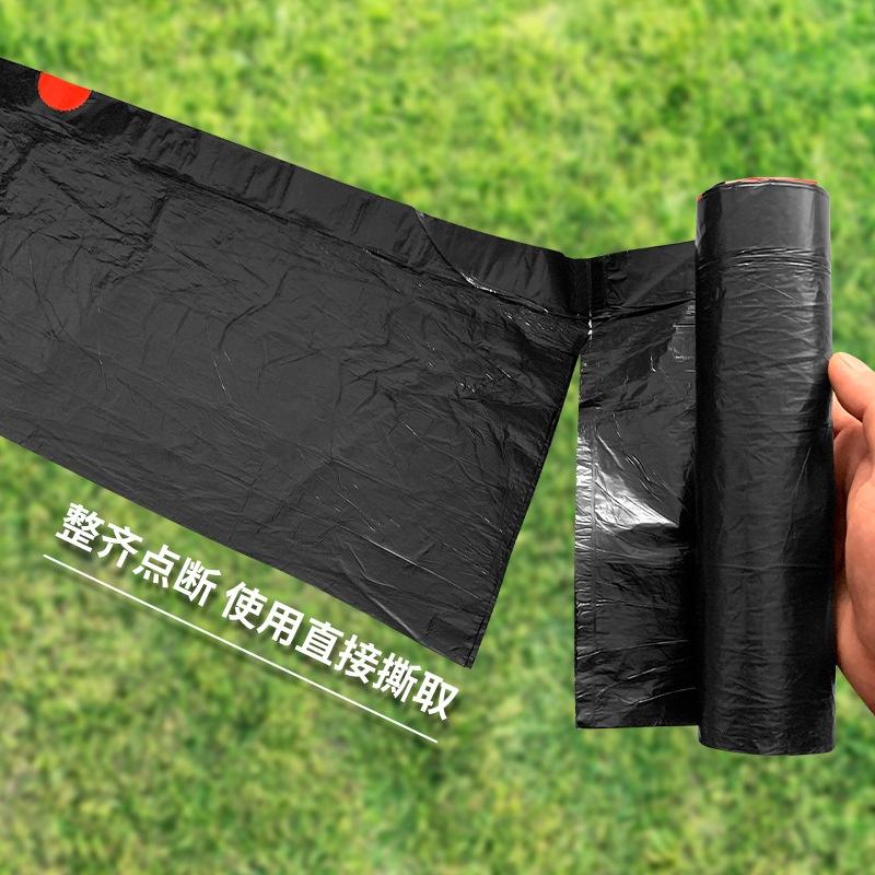 特超大號廚餘抽繩式垃圾袋 60L 1卷15只 大垃圾袋 加厚 酒店廚房大號垃圾袋 環衛商用垃圾袋 露營垃圾袋-細節圖8