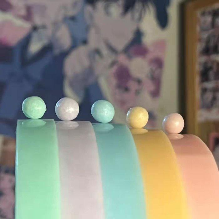 馬卡龍 解壓粘球球膠帶 抖音小紅書同款 黏球膠帶 diang球球 解壓膠帶 黏黏球膠布 黏黏球專用膠帶 過年-細節圖3