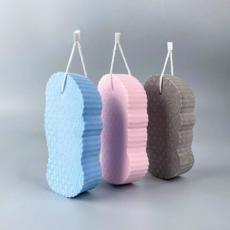 海綿搓澡器 去角質 韓國爆賣3D兒童搓澡海綿 巾去污海綿浴擦嬰兒 成人兒童 寶寶洗澡搓泥 搓澡神器-細節圖2