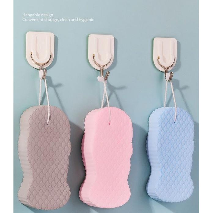 海綿搓澡器 去角質 韓國爆賣3D兒童搓澡海綿 巾去污海綿浴擦嬰兒 成人兒童 寶寶洗澡搓泥 搓澡神器-細節圖4