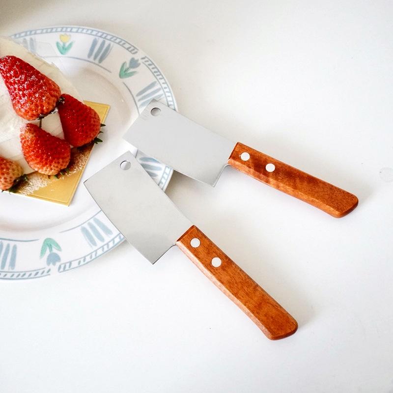 韓國IG迷你小菜刀/果醬抹刀 水果刀 露營刀  ins風  魷魚遊戲 台灣出貨/麵包刀/披薩刀/起司刀/奶酪刀-細節圖5