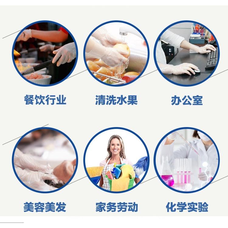 一次性pvc手套【盒裝100入】黑色/透明 丁晴乳膠  耐酸鹼食品 美容院手套 廚房手套  洗碗手套  家庭清潔-細節圖9