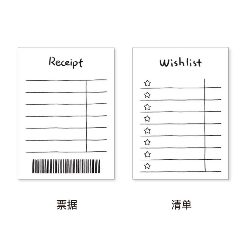 便利貼 韓國ins便簽紙 可撕學生用 文具 創意可愛計劃  便簽本 小本子 文具用品 學生文 網紅款筆記本 無粘性-細節圖6