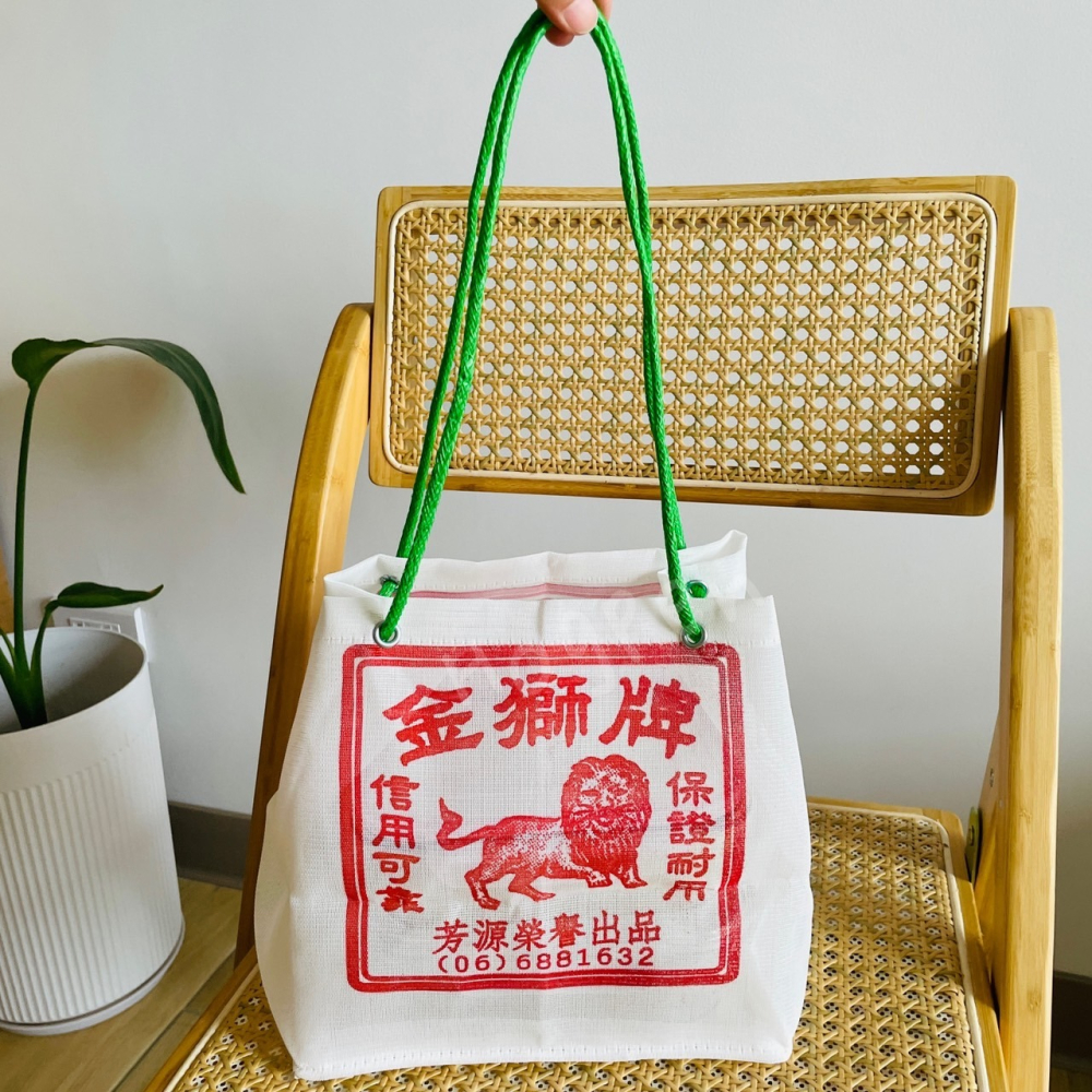 茄芷袋 農藥袋 台灣的LV 台灣包包 復古包 環保袋 工具袋 現貨 台灣製 台灣製茄芷袋 茄芷背袋 金獅牌茄芷袋-細節圖2