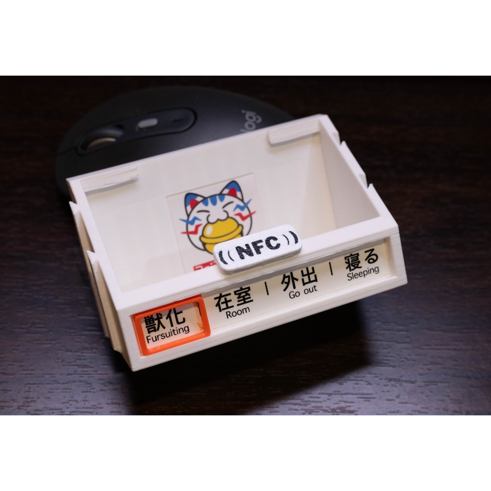 【雷系鈴鐺】名片盒 NFC 感應板-細節圖2