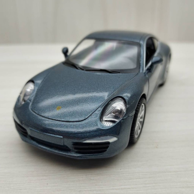 全新盒裝1:36~保時捷 911 CARRERA S 鐵灰色 合金汽車模型 玩具 禮物 兒童 迴力車 模型車