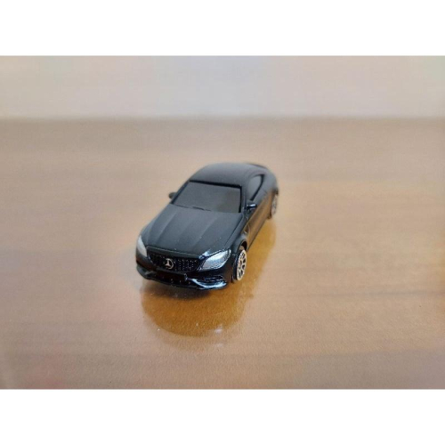 台灣現貨 全新盒裝1:64賓士BENZ AMG C63 S消光黑色 黑窗 合金 模型車 玩具 小汽車 兒童 禮物 收藏