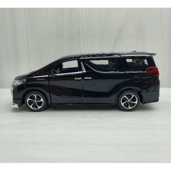 台灣現貨 全新盒裝1:32~豐田 TOYOTA ALPHARD 旗艦版 黑色 合金 模型車 聲光車 玩具 兒童 禮物-細節圖2