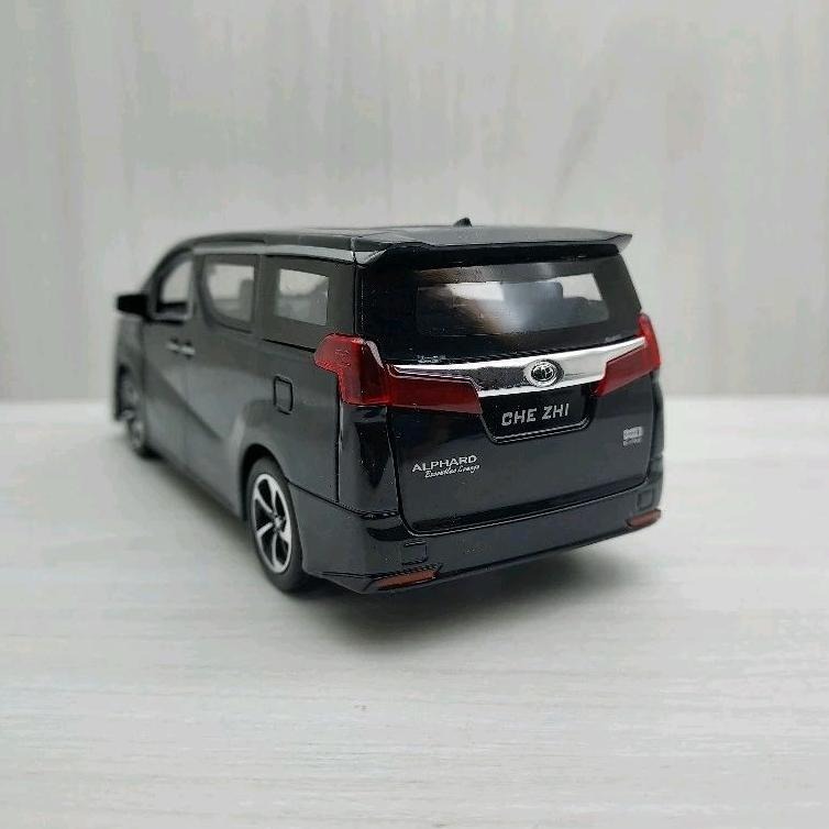 台灣現貨 全新盒裝1:32~豐田 TOYOTA ALPHARD 旗艦版 黑色 合金 模型車 聲光車 玩具 兒童 禮物-細節圖4
