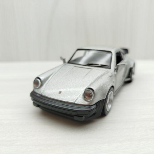 台灣現貨 全新盒裝~1:36~保時捷 911 turbo 1978 銀色 合金 模型車 迴力車 玩具 兒童 禮物 收藏