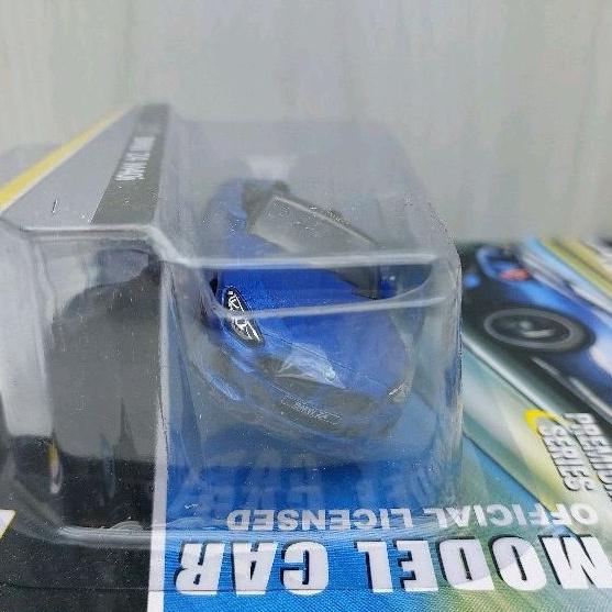 台灣現貨 全新包裝 CCA 1:57~寶馬 BMW Z4 藍色 避震效果 螺絲底盤 合金滑行車-細節圖2