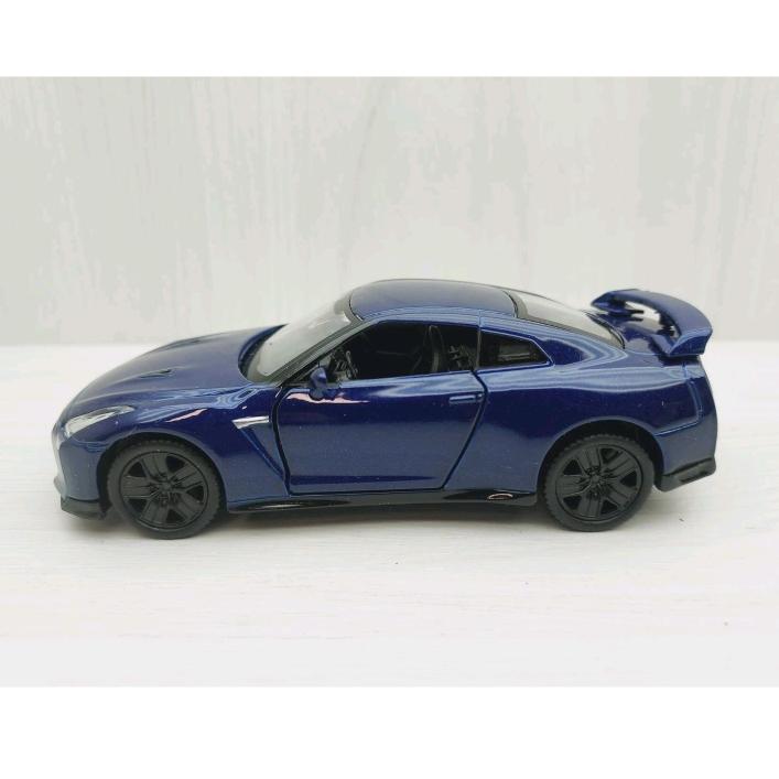 台灣現貨 全新盒裝1:36日產NISSAN GTR R35 藍色 合金 模型車 玩具 迴力 兒童 生日 禮物 收藏 擺飾-細節圖2