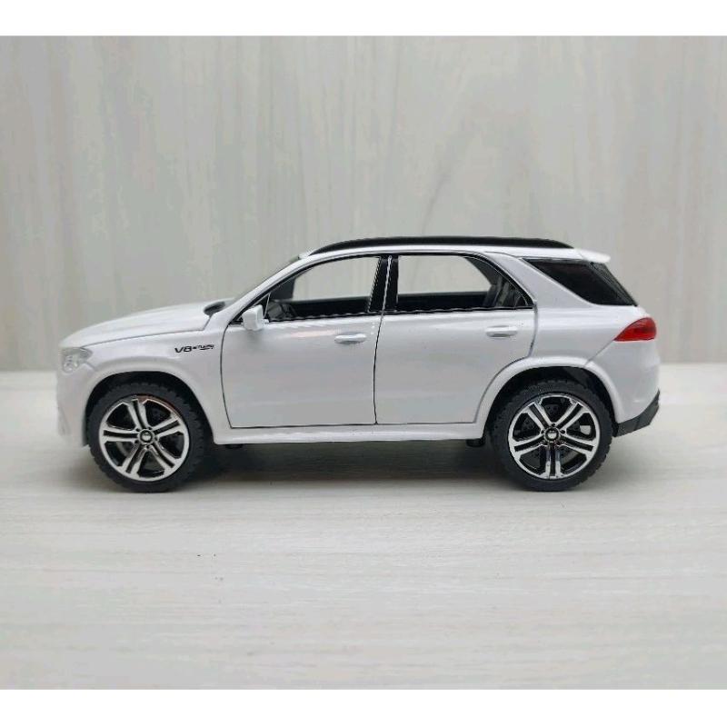 台灣現貨 全新盒裝~1:32 ~賓士 AMG GLE63 S 白色 合金 模型車 聲光車 玩具 兒童 禮物 收藏 交通-細節圖2