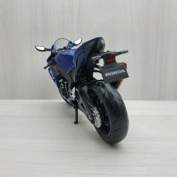 台灣現貨 全新盒裝~1:12~本田 HONDA CBR 1000RR-R 藍色 模型車 玩具 兒童 收藏 重機 禮物-細節圖4