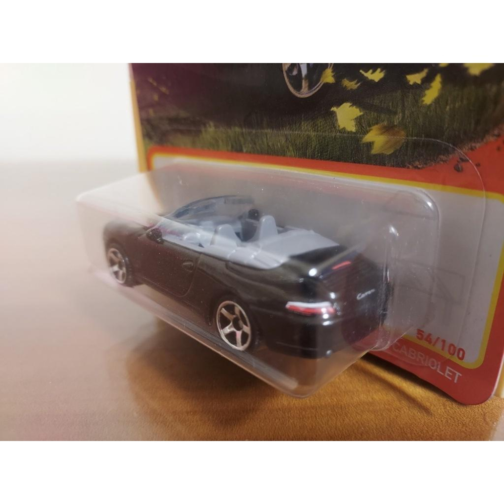 台灣現貨1:64火柴盒保時捷 PORSCHE 911 CARRERA 黑色 合金 模型車 玩具 小汽車 兒童 禮物 收藏-細節圖3