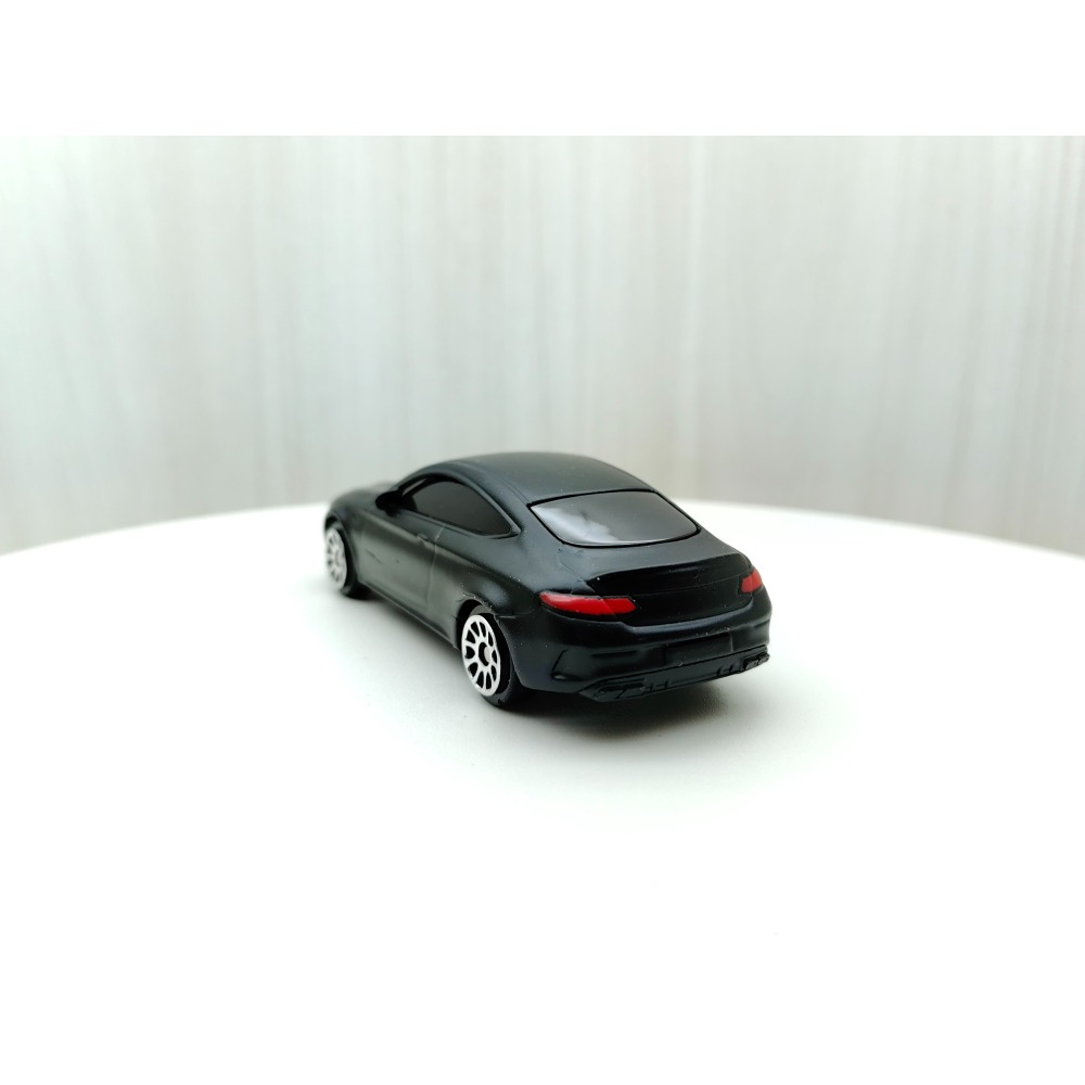 台灣現貨 全新盒裝1:64賓士BENZ AMG C63 S消光黑色 黑窗 合金 模型車 玩具 小汽車 兒童 禮物 收藏-細節圖3