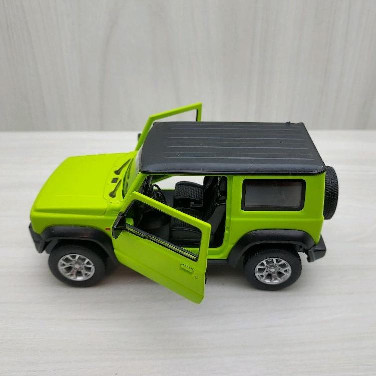 台灣現貨 全新盒裝~1:26 ~鈴木 SUZUKI JIMNY 綠色 合金 模型車 聲光車 玩具 兒童 禮物 收藏 交通-細節圖3