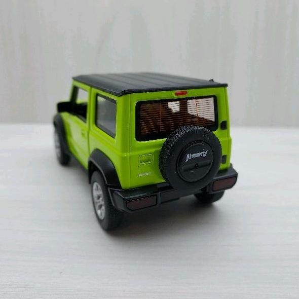 台灣現貨 全新盒裝~1:26 ~鈴木 SUZUKI JIMNY 綠色 合金 模型車 聲光車 玩具 兒童 禮物 收藏 交通-細節圖4