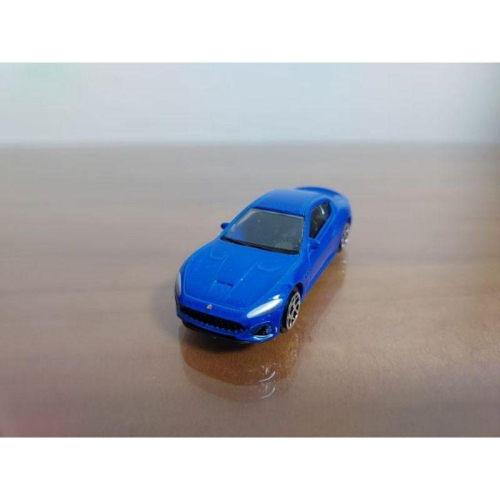 台灣現貨 全新盒裝1:64~瑪莎拉蒂GRAN TURISMO 藍色 合金 模型車 玩具 小汽車 兒童 禮物 收藏 交通