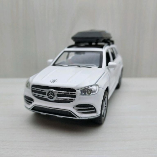 台灣現貨 全新盒裝~1:32 ~賓士 BENZ GLS580 白色 合金 模型車 聲光車 玩具 兒童 禮物 收藏 交通