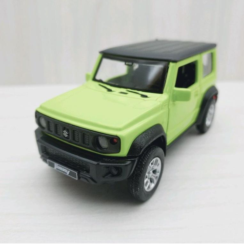 台灣現貨 全新盒裝~1:32 鈴木 SUZUKI JIMNY 綠色 合金 模型車 聲光車 玩具 兒童 禮物 收藏 交通
