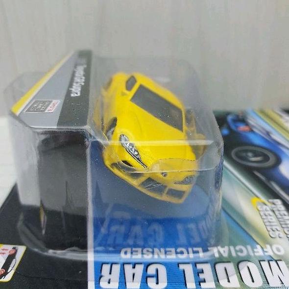 台灣現貨 全新包裝 CCA 1:58~豐田 TOYOTA GR Supra 黃色 避震效果 螺絲底盤 合金滑行車-細節圖2