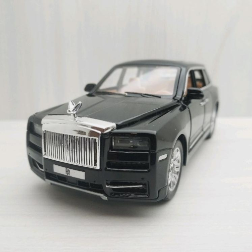 台灣現貨 全新盒裝~1:32 ~勞斯萊斯 庫里南 Cullinan  黑色 合金 模型車 聲光車 玩具 兒童 收藏 交通