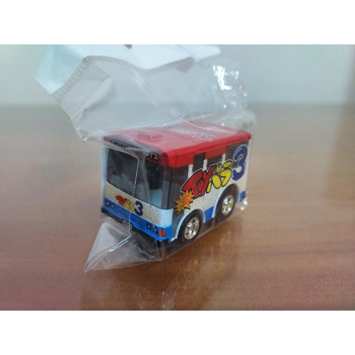 台灣現貨 全新~ Q版 接送巴士  迴力 塑膠模型小車 合金 模型車 玩具 迴力 兒童 生日 禮物 收藏 擺飾 交通