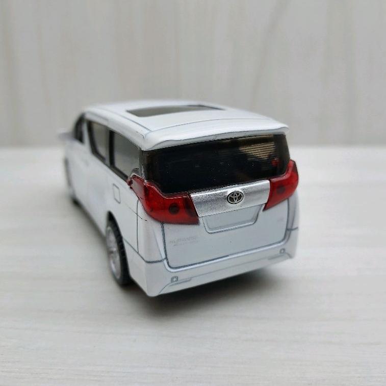 台灣現貨 全新盒裝~1:43~豐田 TOYOTA 埃爾法 ALPHARD 白色 合金 模型車 玩具 迴力 兒童 生日-細節圖4