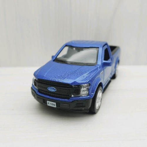 台灣現貨 全新盒裝1:36福特F-150 藍色 合金 模型車 玩具 迴力 兒童 生日 禮物 收藏 擺飾 交通 娛樂 獎勵