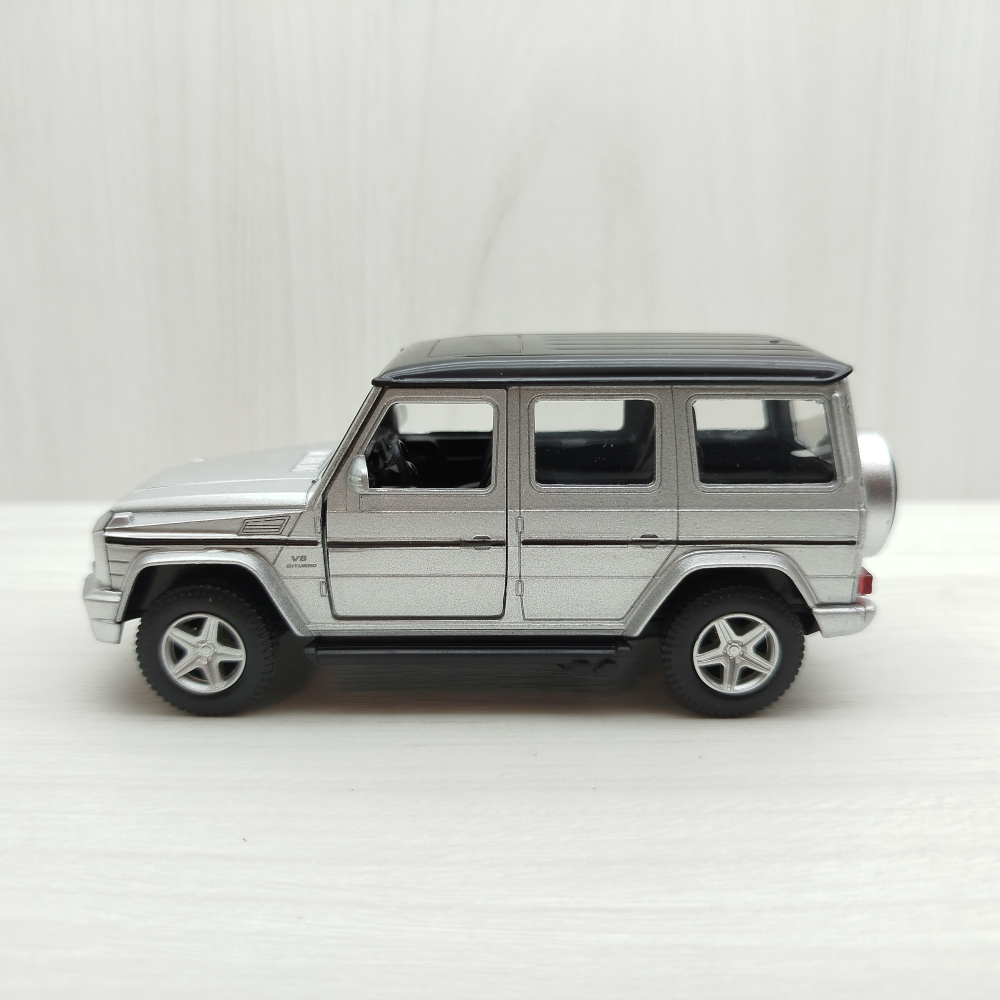 台灣現貨 全新盒裝1:36賓士 BENZ G63 AMG 黑銀色 合金 模型車 玩具 迴力 兒童 生日 禮物 收藏 擺飾-細節圖2