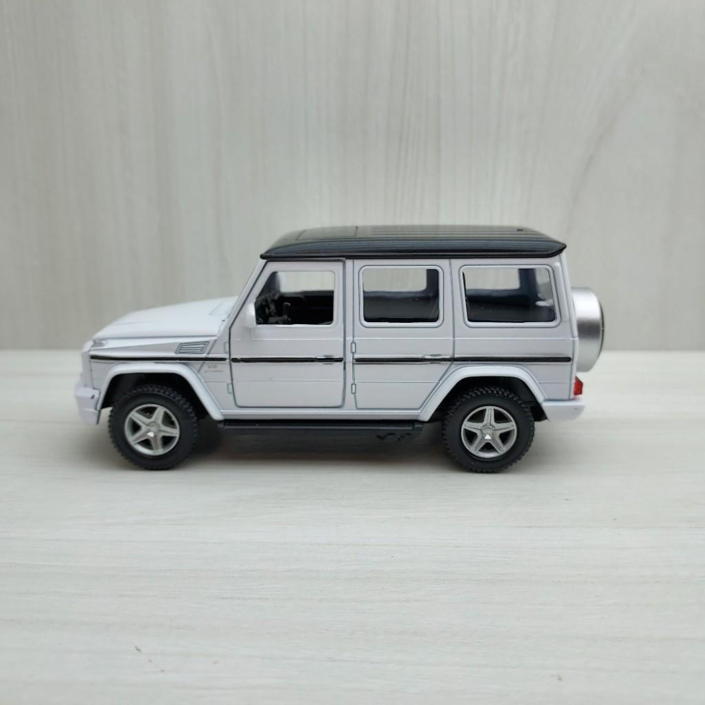 台灣現貨 全新盒裝1:36賓士 BENZ G63 AMG 黑白色 合金 模型車 玩具 迴力 兒童 生日 禮物 收藏 擺飾-細節圖2