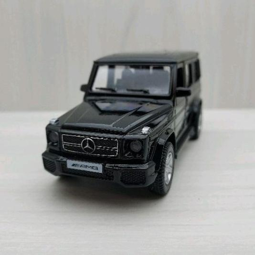 台灣現貨 全新盒裝1:36~賓士 MERCEDES-BENZ G63 AMG 亮黑 合金 模型車 玩具 迴力 兒童 生日
