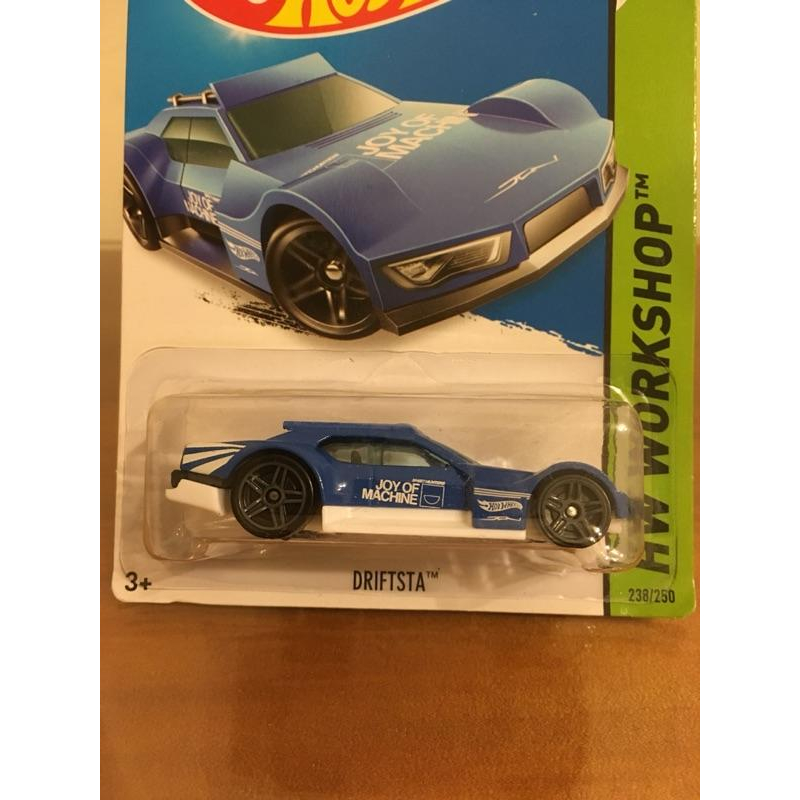 台灣現貨 1:64 風火輪 飄移賽車 DRIFTSTA 藍色 合金 模型車 玩具 小汽車 兒童 禮物 收藏 交通 超值-細節圖2