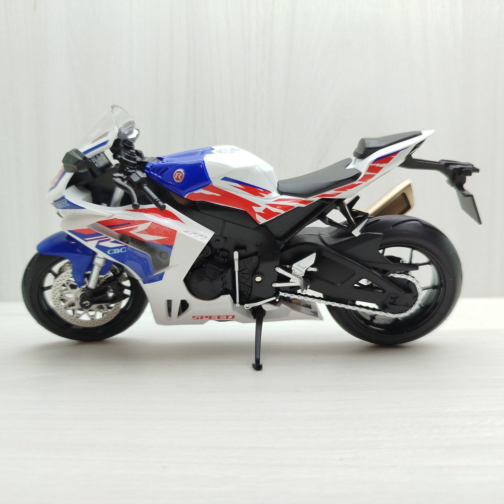 宅米吉 全新現貨~1:12~本田 HONDA CBR 1000RR-R 白色 (聲光車) 模型車 玩具 兒童  重機-細節圖4