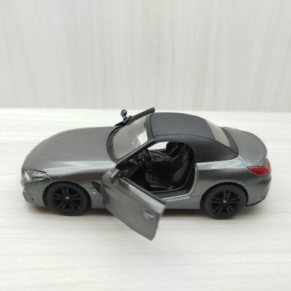 全新盒裝現貨~1:36~寶馬 BMW Z4 灰色 合金 模型車 玩具 迴力 禮物 收藏 交通模型-細節圖3