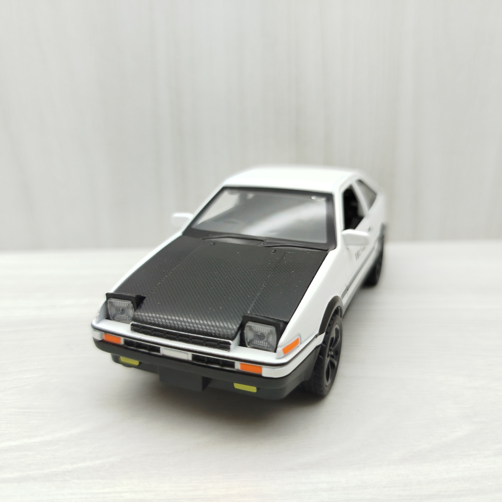 全新盒裝現貨~1:36~豐田 TOYOTA  AE86 白色 合金 模型車 (聲光車) 玩具 兒童 收藏 交通-細節圖2