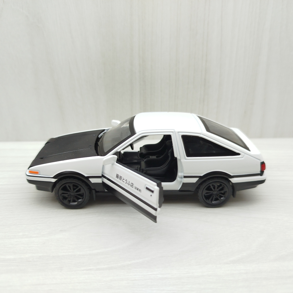 全新盒裝現貨~1:36~豐田 TOYOTA  AE86 白色 合金 模型車 (聲光車) 玩具 兒童 收藏 交通-細節圖4