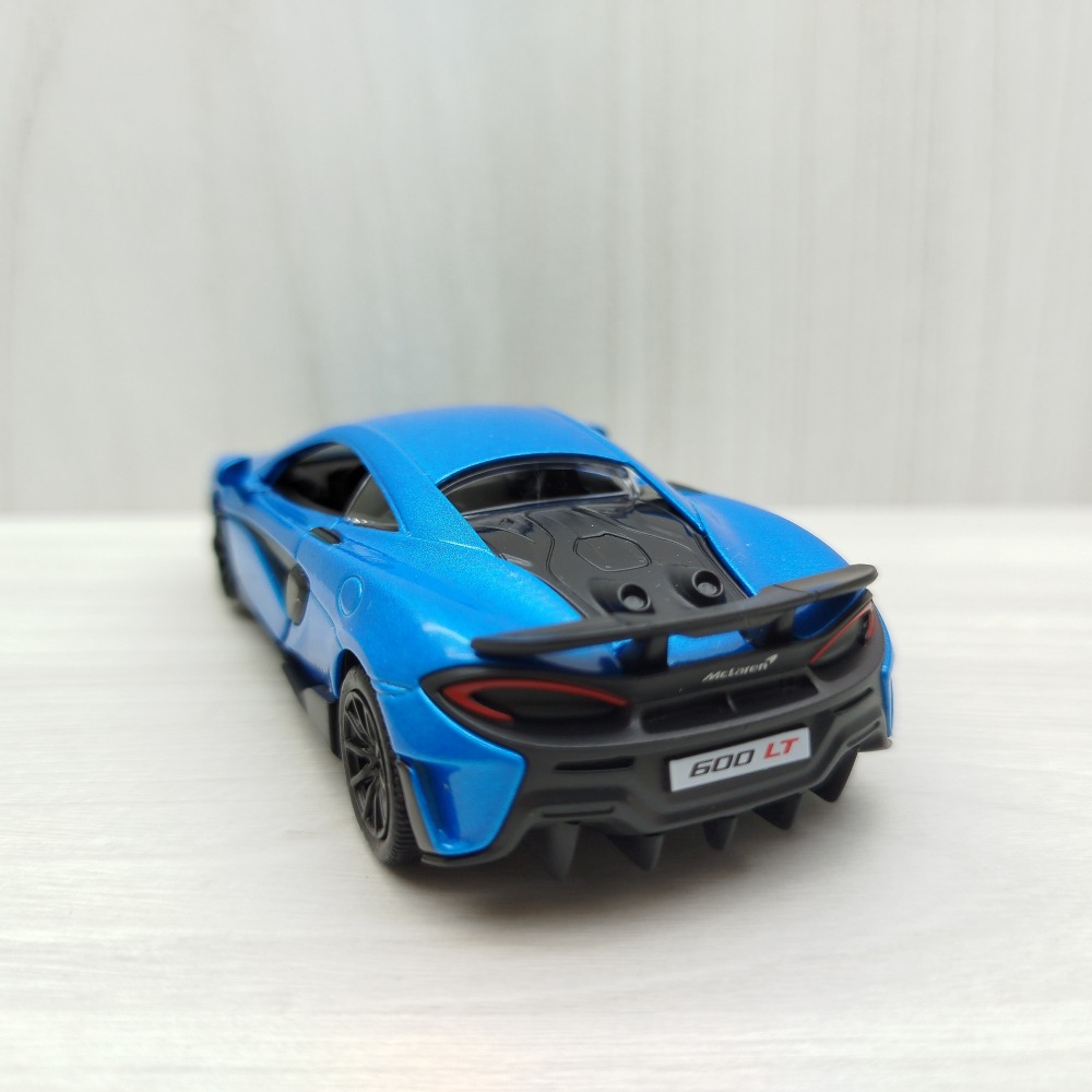 全新盒裝現貨~1:36~麥拉倫 McLaren 600LT 藍色 合金 模型車 迴力車 交通模型 收藏-細節圖4