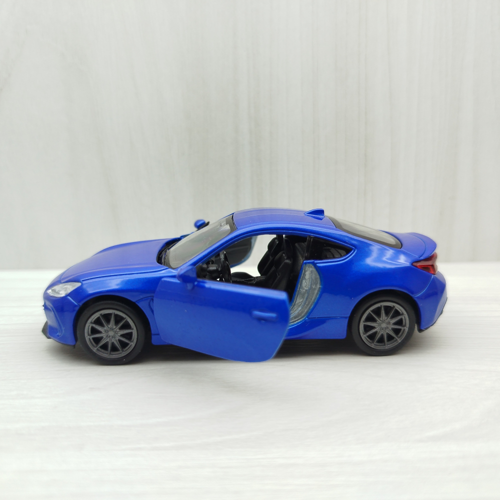 全新盒裝現貨~1:36~速霸陸 Subaru  BRZ 藍色 合金 模型車 迴力車 交通模型 收藏-細節圖3